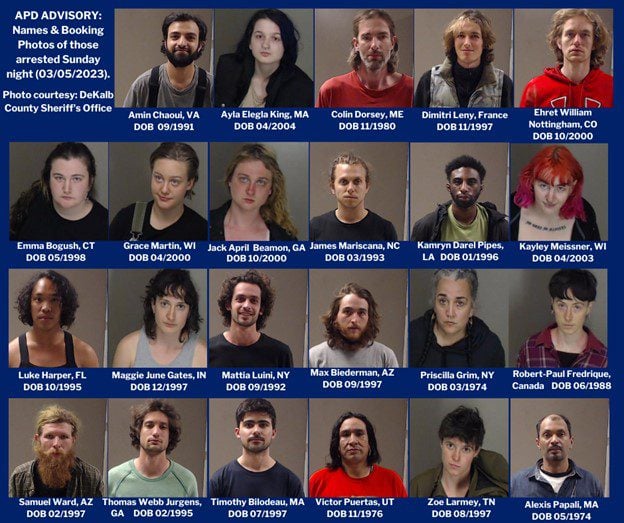 NEW: Atlanta Police Release Identities of 23 Suspects in Antifa Terror Attack on Future Cop Training Center – Only Two Are from Georgia