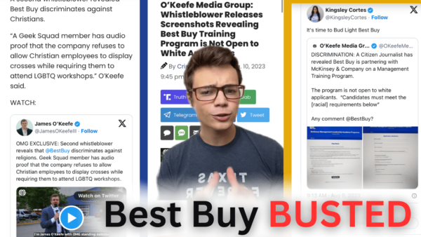 Victor Reacts: Best Buy BUSTED Discriminating Against Christians and White People (VIDEO)