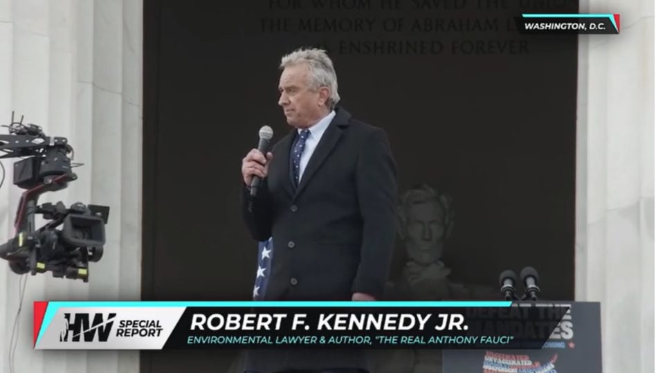 Bobby Kennedy Jr. Gives Historic Speech at Lincoln Memorial Today for March Against Vaccine Mandates and Medical Tyranny | The Gateway Pundit | by Joe Hoft