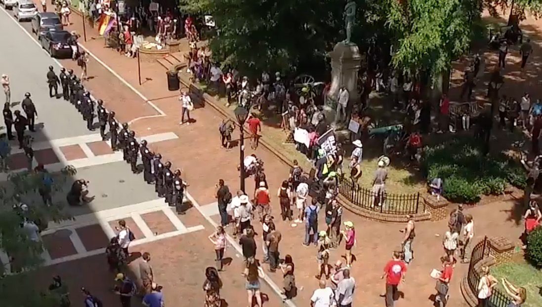 Never-Before-Seen Drone Footage from Charlottesville 2017 Protests Reveals Enormous Extent of Media Lies and Propaganda CVille-drone_47-27