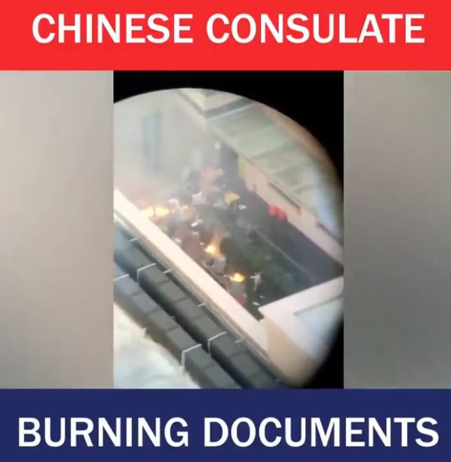 Chinese Nationals Caught Burning Documents Shortly After US Orders China Consulate in Houston Closed Due to Espionage and Theft | The Gateway Pundit | by Joe Hoft