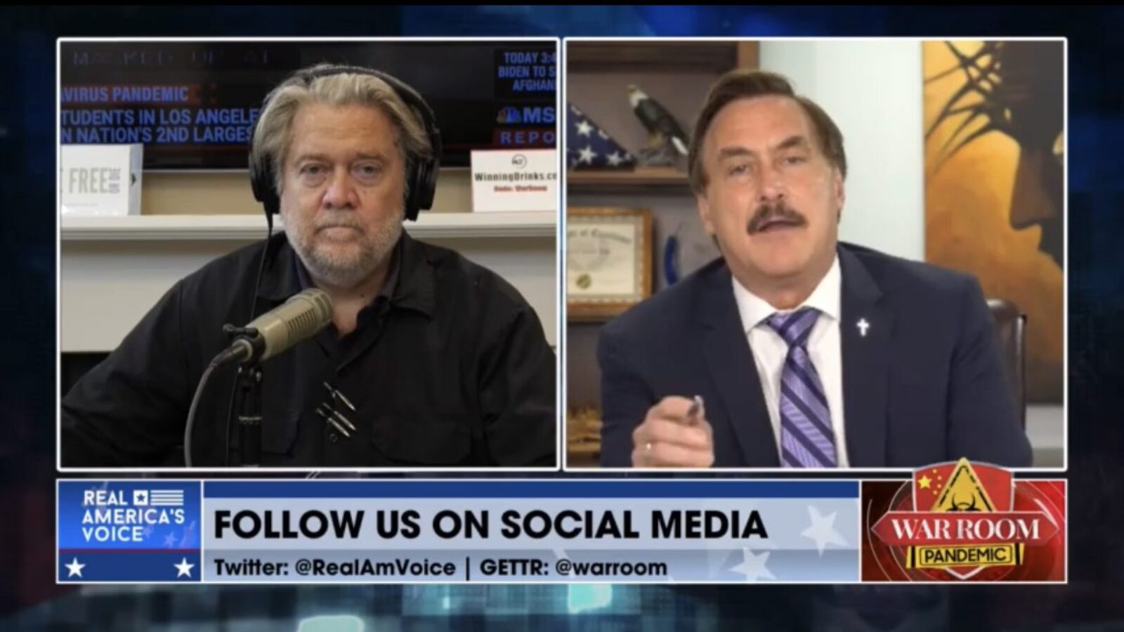 Steve Bannon Mike Lindell