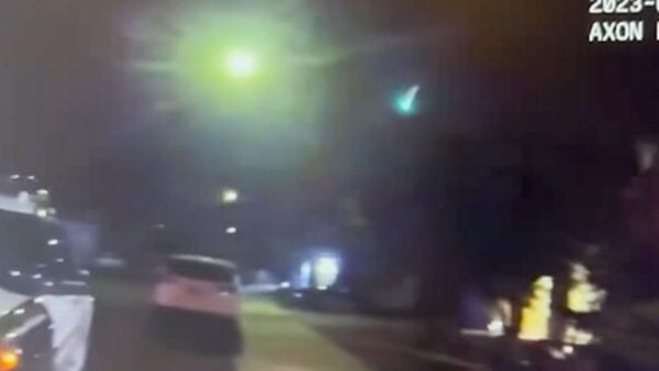 UFO Crashes in Las Vegas: Police Bodycam Captures Mysterious Event as Residents Report Encounter with “Non-Human Beings” (VIDEO)
