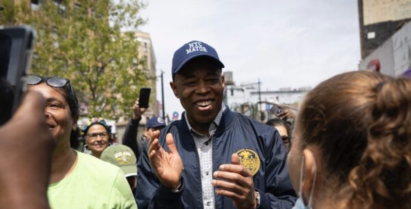 In Violent NYC Woman Punched Near Mayor Adams During Earth Day Event, Mayor Dances While City Crumbles