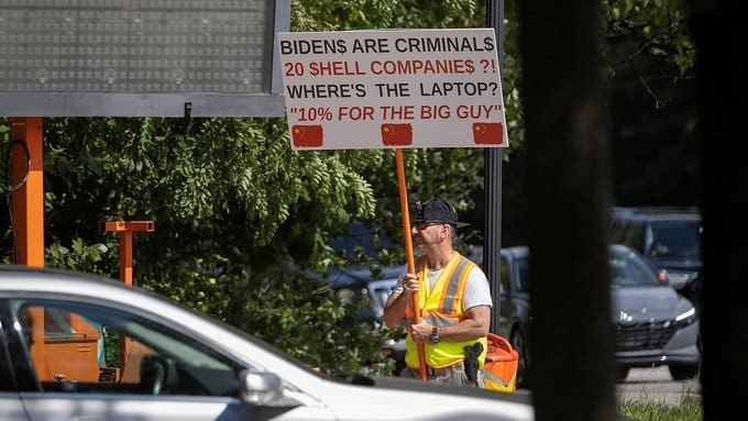 Armed Man Lawfully Protests Outside of Joe Biden’s Delaware Home