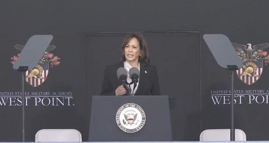 Kamala Harris Delivers West Point Commencement Address, Warns Cadets The “Climate Crisis” is the “Biggest Challenges the Military will Face” (VIDEO)