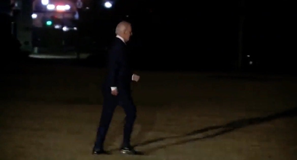 Joe Biden *Literally* Runs Away From Reporters as He Takes Off to Delaware (VIDEO)