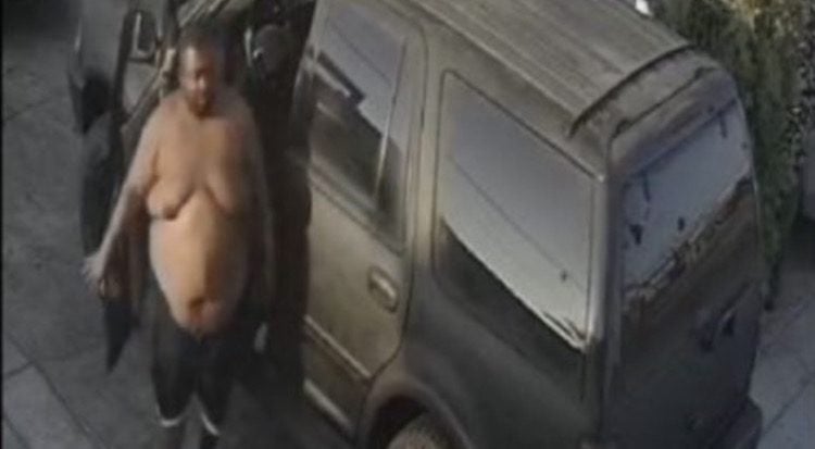 NEW: 350-Pound Man Who Brutally Assaulted Woman at Gas Station Arrested - Currently on Parole For Assault | The Gateway Pundit | by Cristina Laila