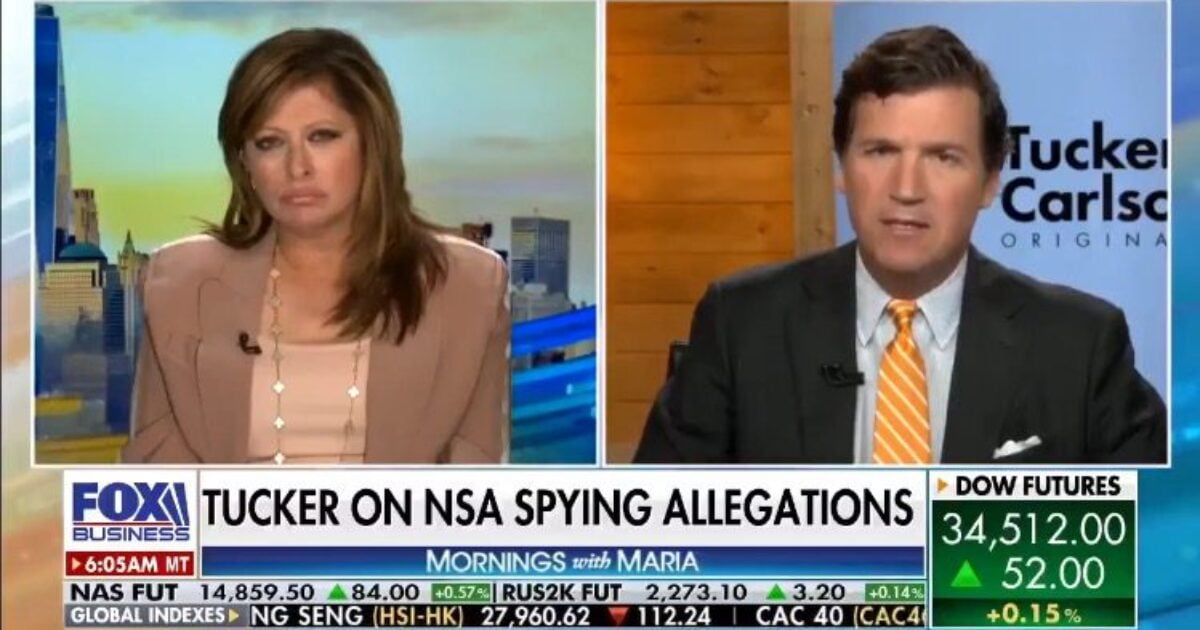 NSA Unmasked Tucker Carlson While He Was Seeking Interview with Vladimir Putin: Report | The Gateway Pundit | by Cristina Laila