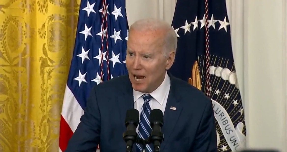 Joe Biden Starts Shouting Out of No Where During Black History Month Reception (VIDEO)