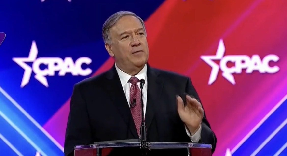 Pompeo Takes a Shot at Trump in CPAC Speech (VIDEO)