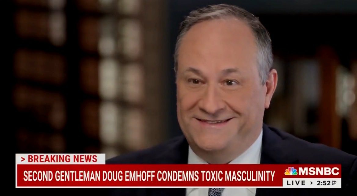 Kamala Harris’ Husband Doug Emhoff: “There’s Too Much Toxicity — Masculine Toxicity — Out There” (VIDEO)