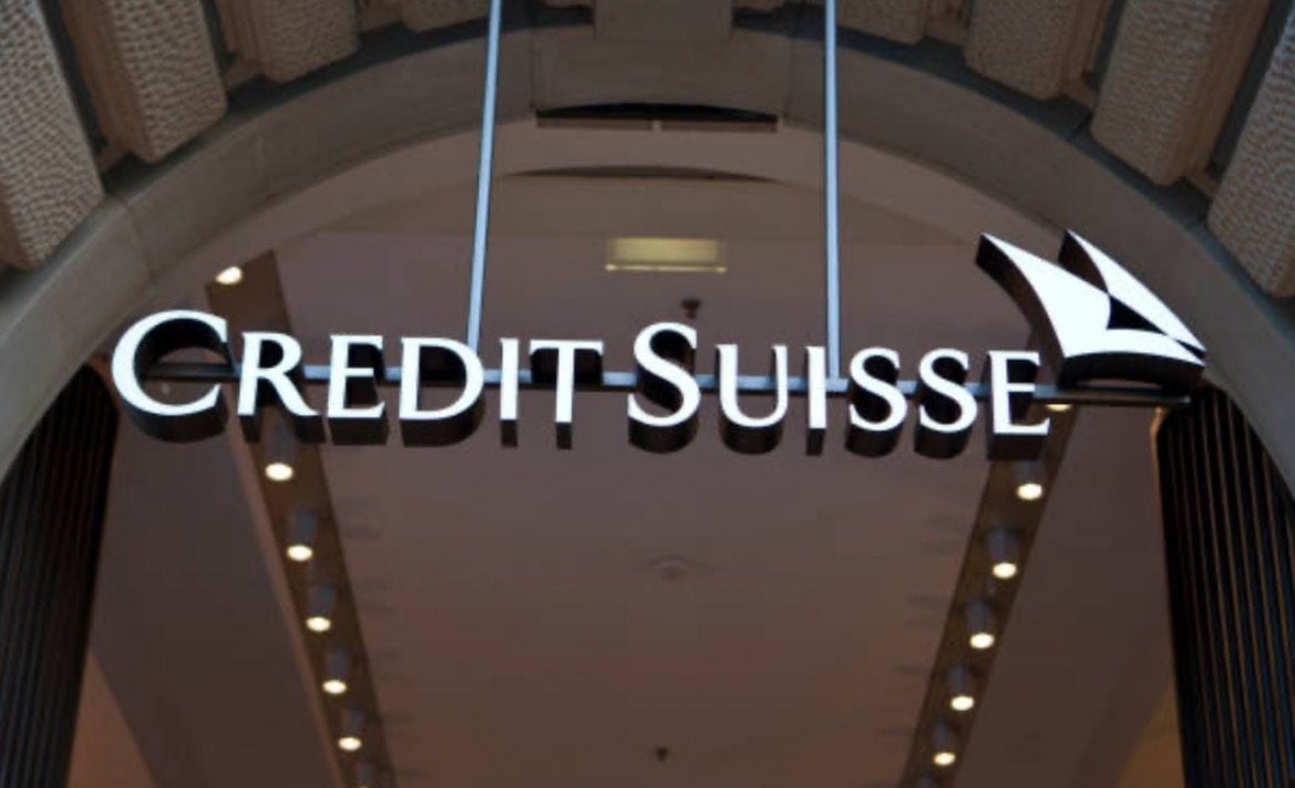 HERE WE GO: US Treasury Reviewing US Financial Exposure to Credit Suisse as Stock Tumbles