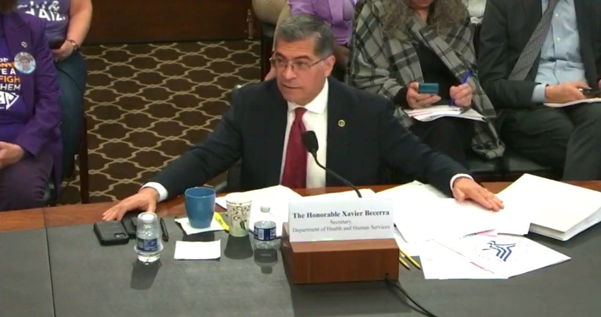 Biden’s HHS Secretary Xavier Becerra Admits His Department Has Been Illegally Spending Unauthorized Funds for the Past Two Years (VIDEO)