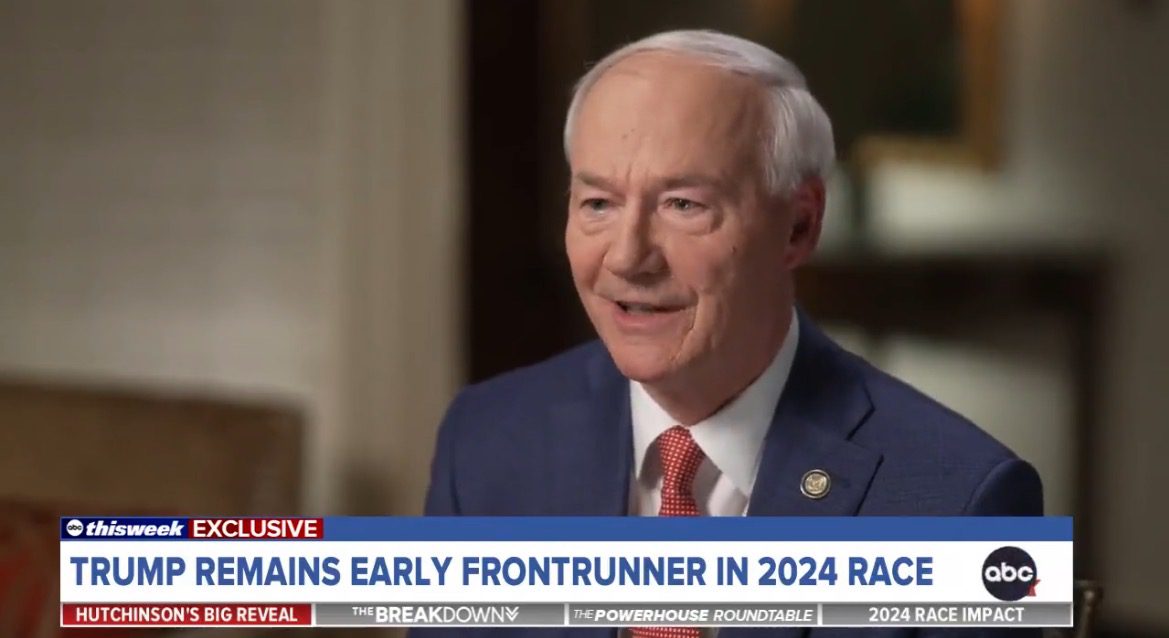 Toxic RINO Asa Hutchinson Announces 2024 Presidential Bid, Calls on Trump to Drop Out of Race (VIDEO)