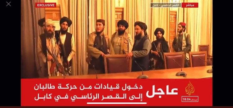 Taliban Leaders Enter Presidential Palace in Kabul - Afghan President Flees Country #BidenEffect (VIDEO) | The Gateway Pundit | by Cristina Laila