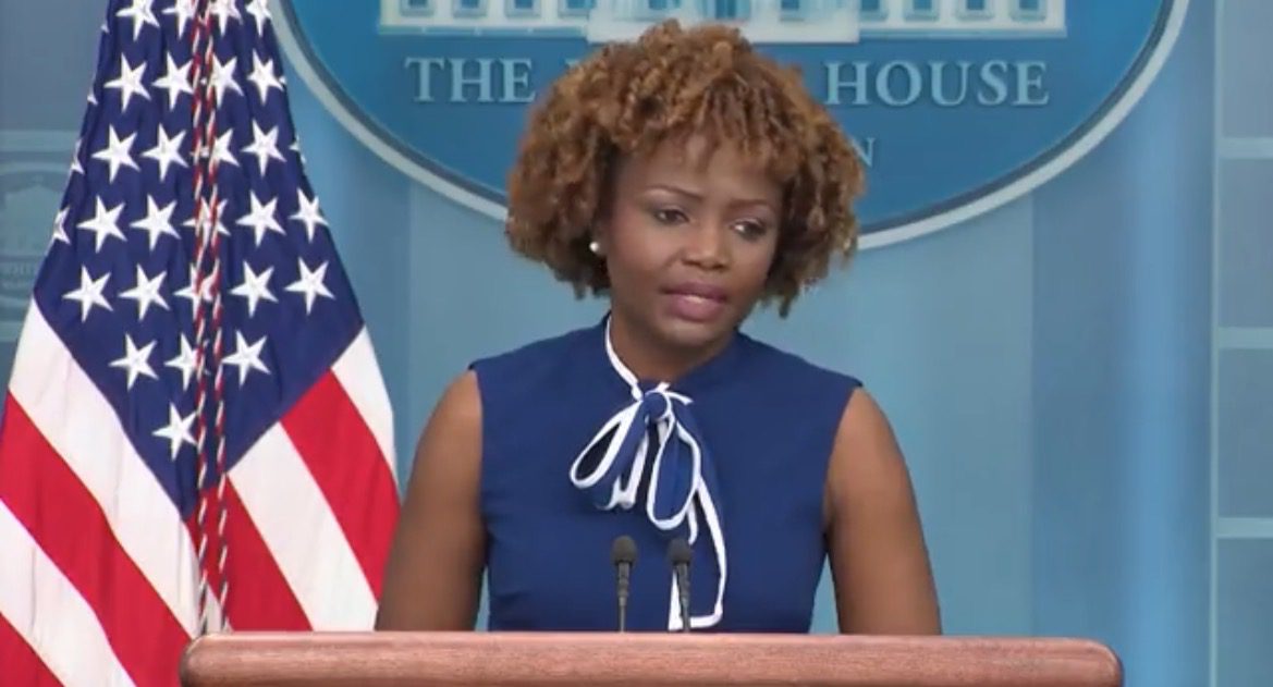 “Was Not Given a Heads-Up” – Karine Jean-Pierre Says Biden Found Out About Trump’s Indictment in News Reports (VIDEO)