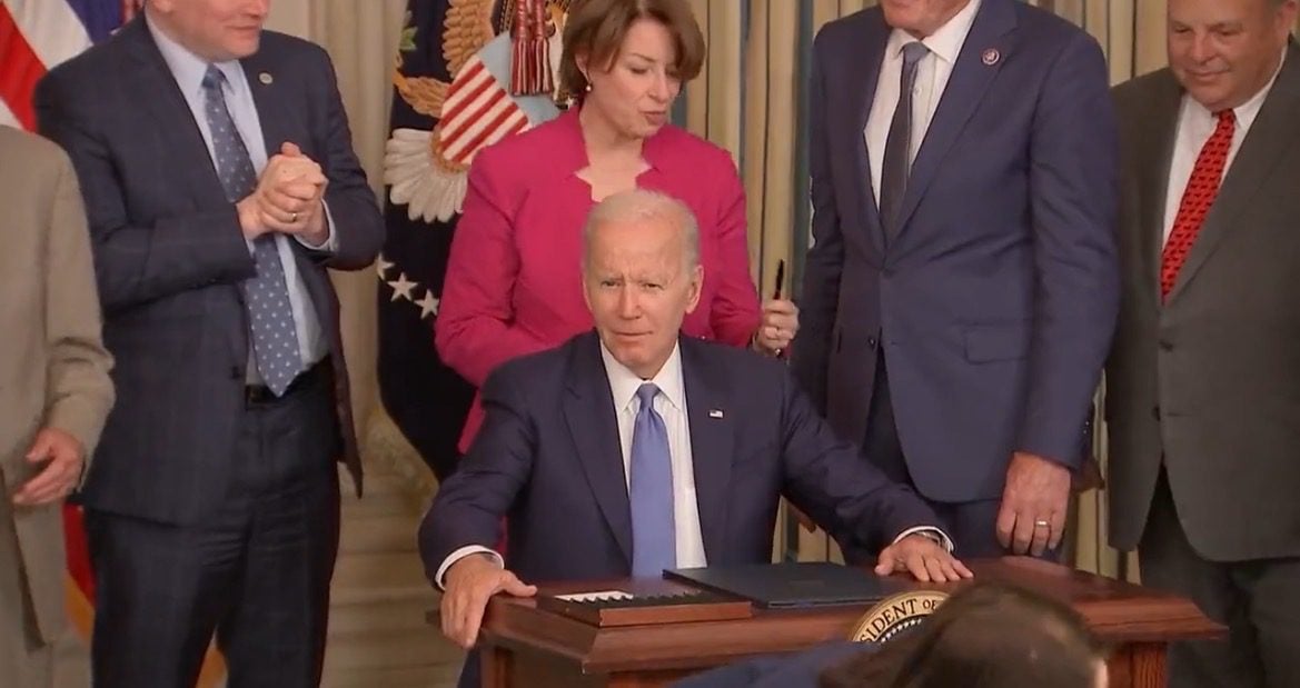 Biden Stares Blankly at Reporter Asking Why He Hasn’t Sanctioned Russian Oligarch Who Wired Hunter Biden Millions of Dollars (VIDEO)
