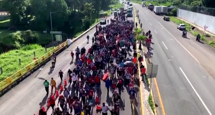 Mexican Troops Break Up Migrant Caravan Making Its Way to US Border (VIDEO) | The Gateway Pundit | by Cristina Laila