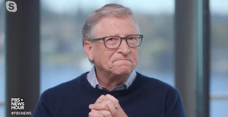 "Well, He's Dead" - Creepy Bill Gates Gives Awkward Answer When Confronted on His Relationship with Jeffrey Epstein (VIDEO) | The Gateway Pundit | by Cristina Laila