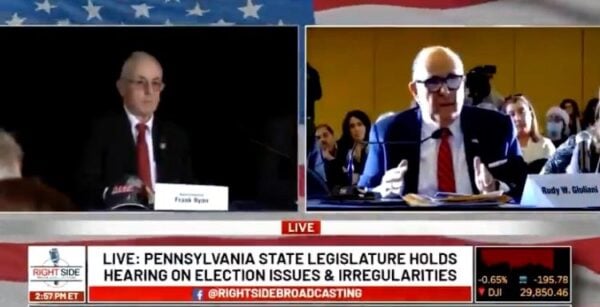 Giuliani Points Out Major Problem with Mail-In Ballots in Pennsylvania: Only 1.8 Mail-In Ballots Were Sent Out – But 2.5 Million Were Counted (VIDEO)