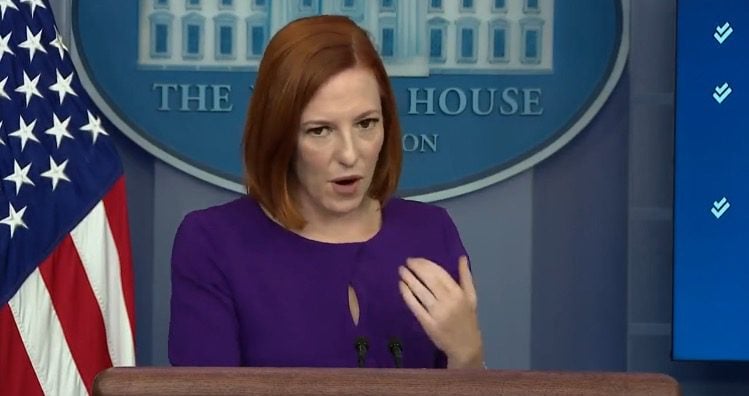 Reporter Asks Psaki What Biden Thinks About "Let's Go Brandon" Chants Sweeping the Country (VIDEO) | The Gateway Pundit | by Cristina Laila