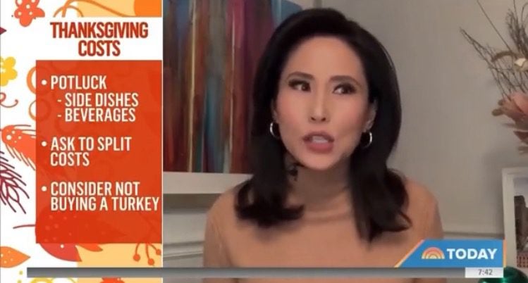 NBC Reporter Tells Viewers to Combat Bidenflation This Thanksgiving by Ditching the Turkey and Charging Guests (VIDEO) | The Gateway Pundit | by Cristina Laila
