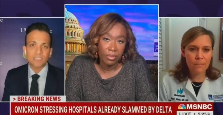 MSNBC Medical Analyst Dr. Vin Gupta Says the Unvaxxed Should be Denied Care in Hospitals (VIDEO) | The Gateway Pundit | by Cristina Laila