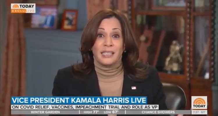 TRAINWRECK: Kamala Harris Stammers Incoherently When Confronted About Biden Admin's Failure to Reopen Schools (VIDEO) | The Gateway Pundit | by Cristina Laila