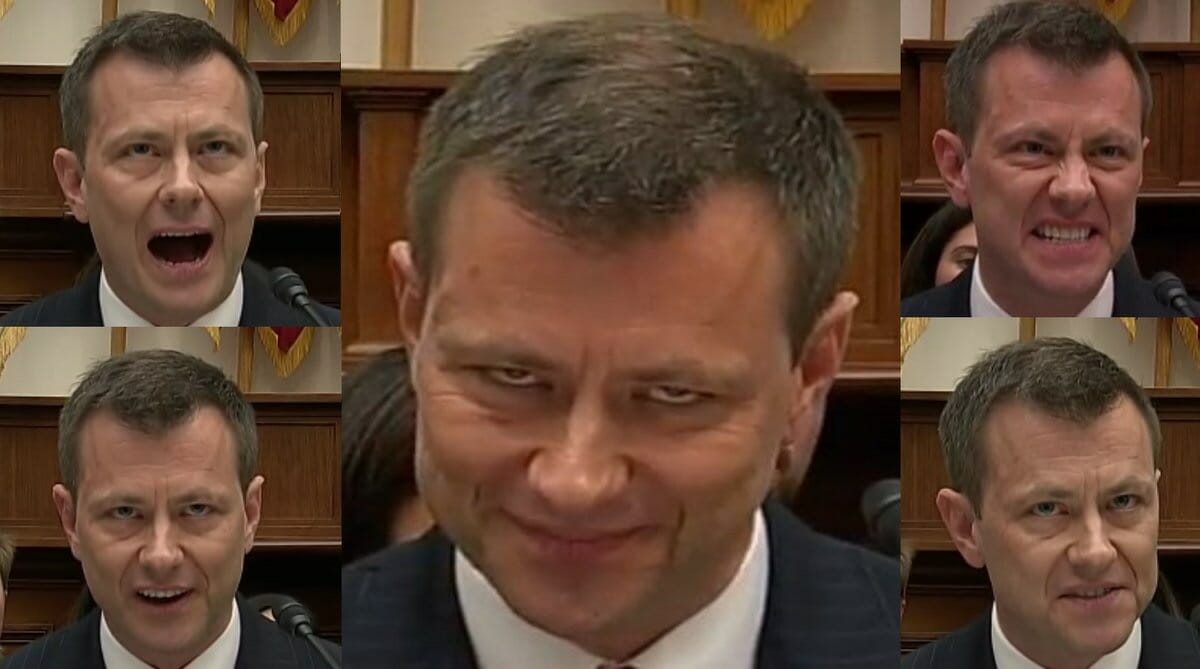 Dirty Cop Peter Strzok Who Was Fired for Being Biased, Corrupt and Banging his Biased Cohort Says There Is No Bias in FBI (VIDEO)