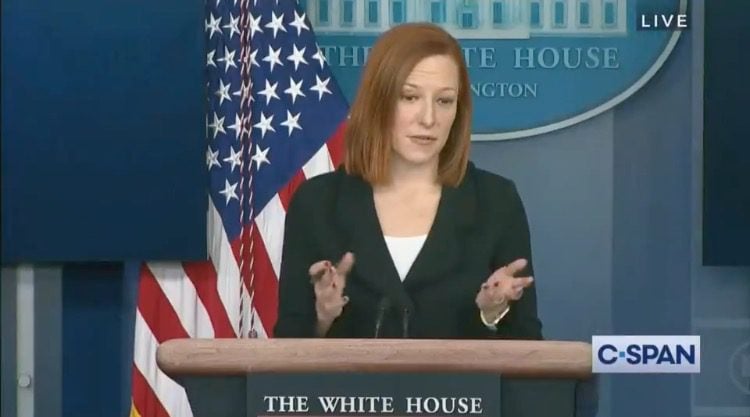 Psaki Says Joe Biden is Just Too Busy Handling the 'Covid Crisis' Right Now So He Will Hold a Full Press Conference by the End of the Month (VIDEO) | The Gateway Pundit | by Cristina Laila