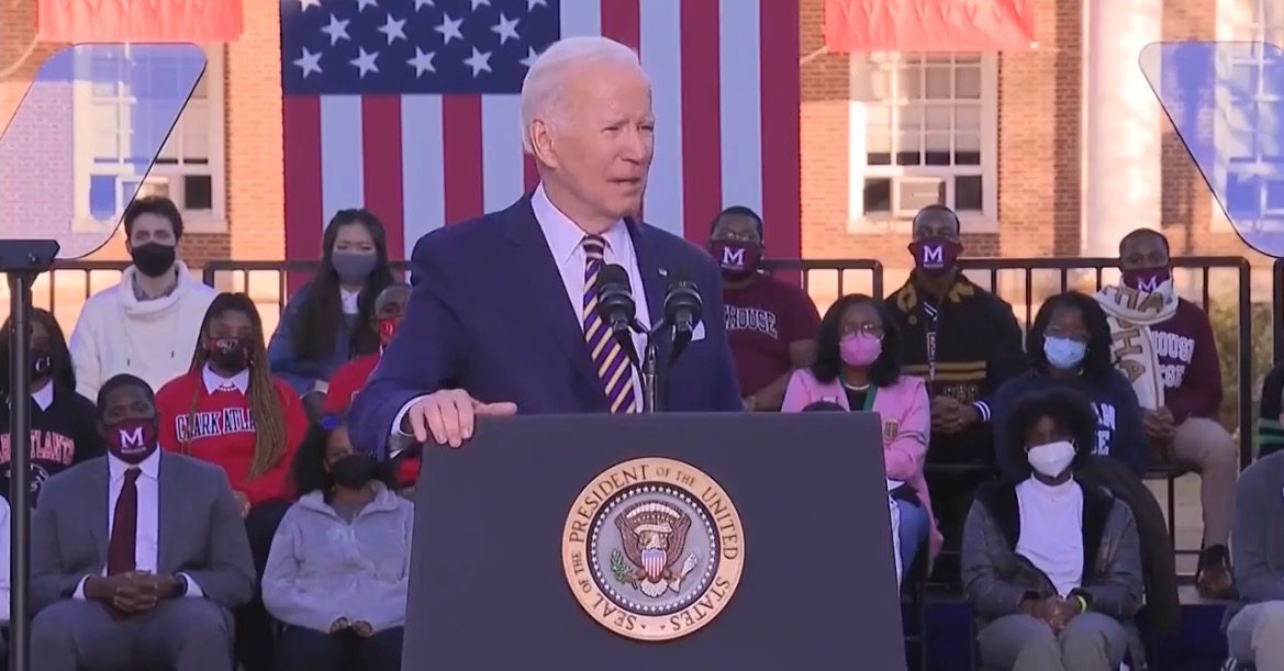 Biden Slips Up, Calls Kamala "President Harris" in Speech Calling on Senate to Nuke Filibuster Rules For 'Voting Rights' Bill (VIDEO) | The Gateway Pundit | by Cristina Laila