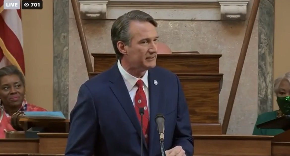 Virginia Democrats Refuse to Applaud Governor Youngkin During His First Address to Joint Assembly (VIDEO) | The Gateway Pundit | by Cristina Laila