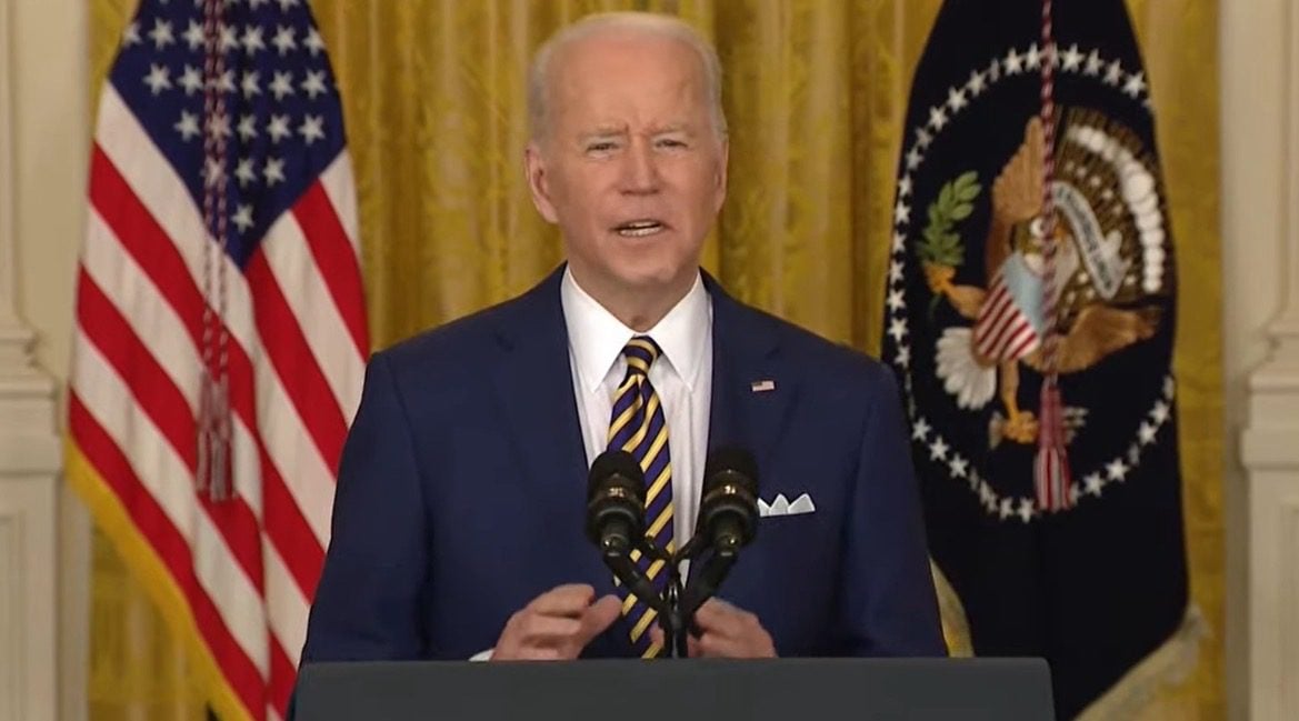 Joe Biden Claims Empty Shelves is a Myth, "99% of the Packages Were Delivered on Time and Shelves Were Stocked" (VIDEO) | The Gateway Pundit | by Cristina Laila