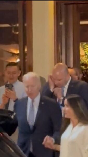Feeble Joe Biden Appears to Need Help With Stairs From Daughter Ashley at New York City Restaurant (Video)