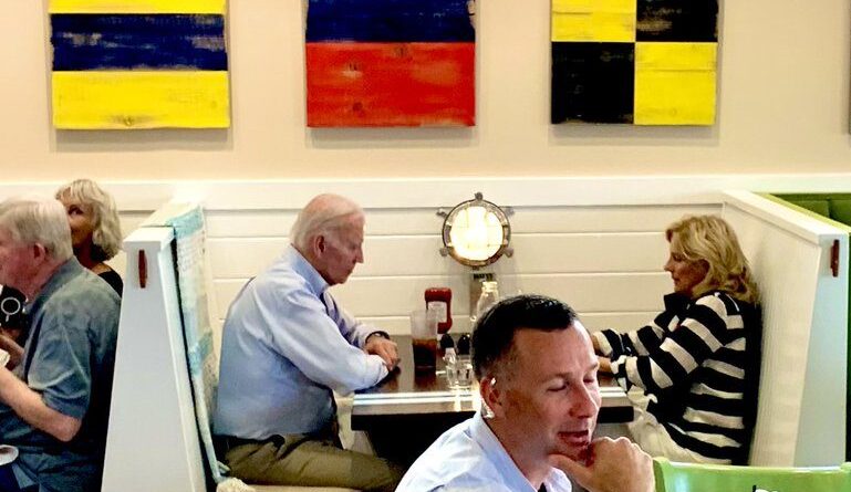 Vacationing Joe and Jill Biden Go on ‘Dinner and a Movie Date Night’ in Delaware as His Government Indicts His Top Political Rival Donald Trump – Again