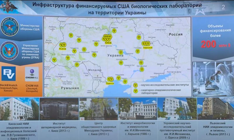 US Department of Defense Finally Comes Clean – Admits in Public Document that There Are 46 US Military-Funded Biolabs in Ukraine