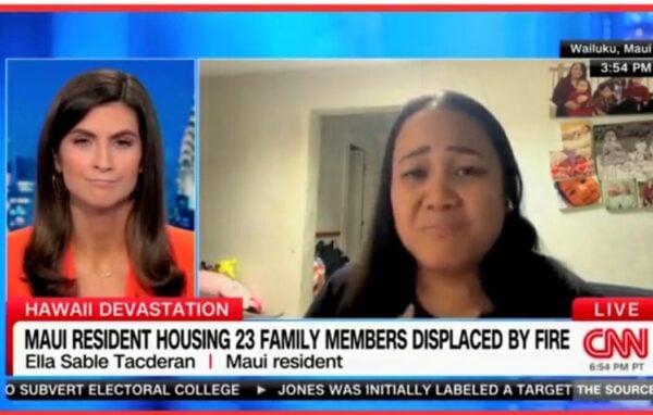 “Where Is the President?…Aren’t We Americans, Too?” Tearful Maui Resident Slams Joe Biden on CNN Over Lack of Government Support for Fire Victims (Video)