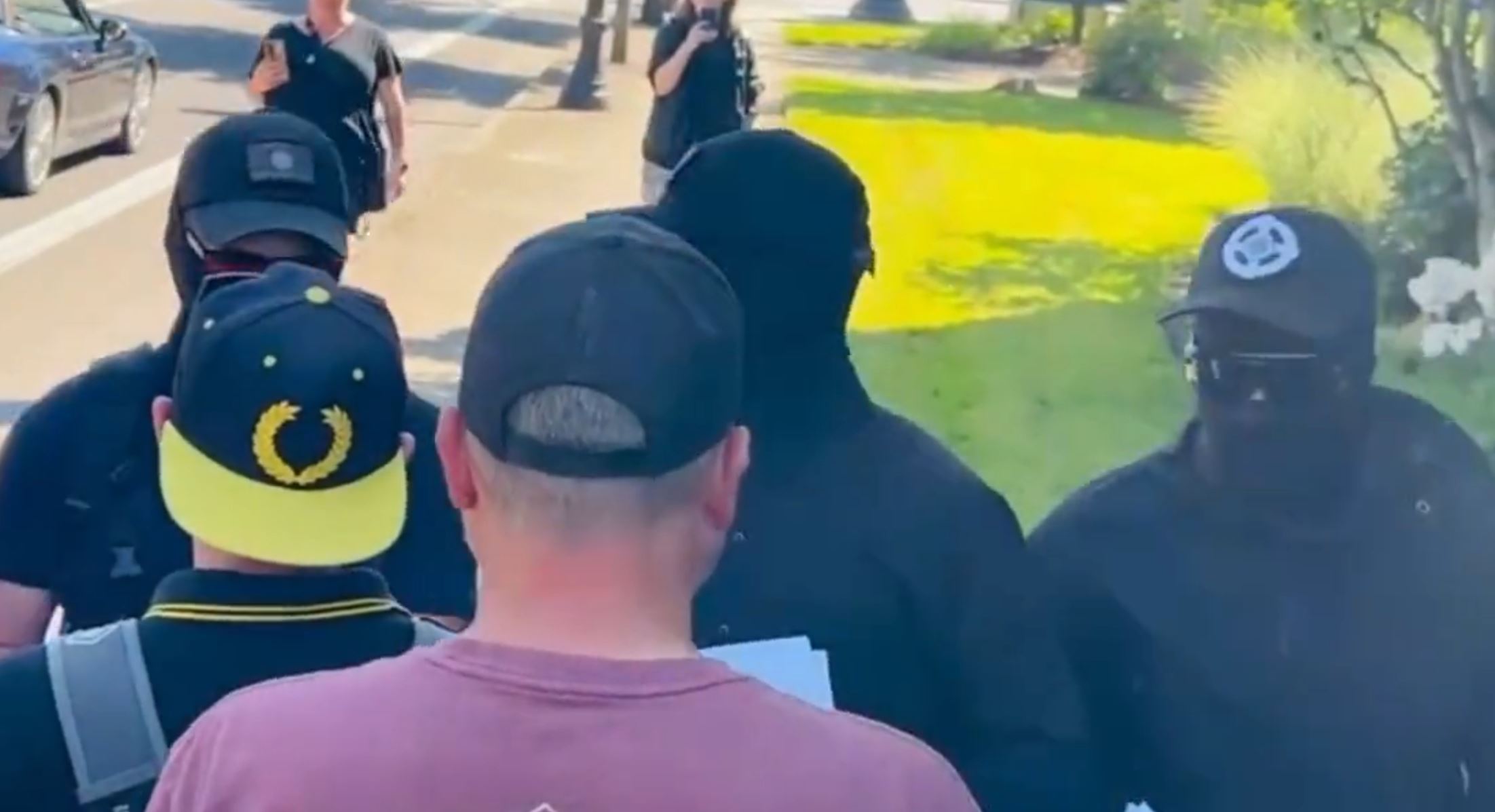 Proud Boys and Other Patriots Confront and then Strip the Masks Off of White Nationalists at Oregon Protest (VIDEO)