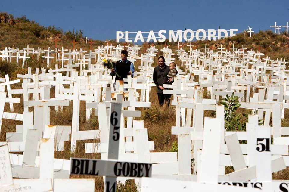 The White Cross Monument near Polokwane contains over 4000 crosses for murdered farmers