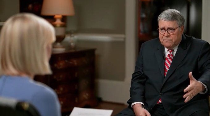 Bill Barr Says Biden’s Corrupt Justice Department Prosecutors “Probably Have the Basis for Legitimately Indicting” Trump (VIDEO)