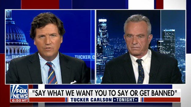 Robert F. Kennedy Jr. Blasts Fox News for Ousting Tucker Carlson and Presents an Interesting Theory on Why it Happened