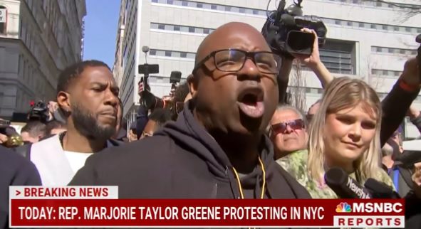 Radical Loud Mouth NY Congressman Jamaal Bowman Freaks Out Over MTG Protest in NYC