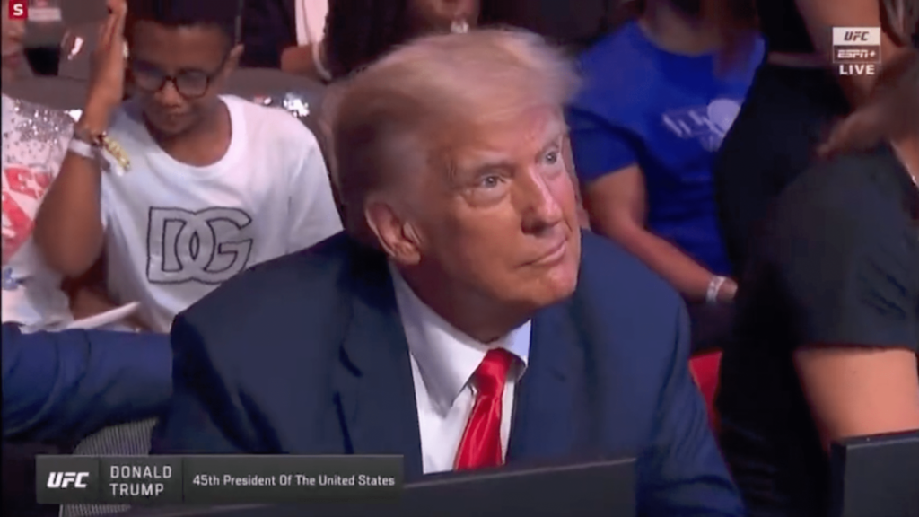 President Trump Cheered At UFC Miami Event, Crowd Breaks Into “USA! USA!” Chant (VIDEO)