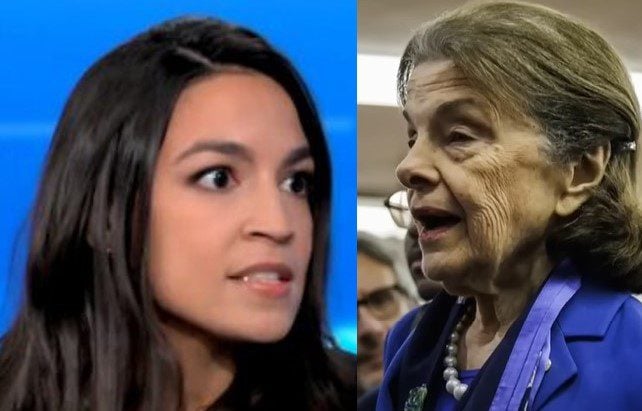 AOC Calls for Democrat Sen. Dianne Feinstein to Retire