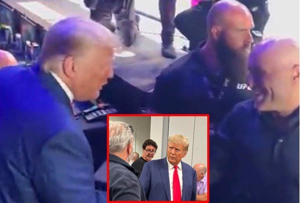 President Trump Walks Into UFC 290 and Crowd Goes Wild - Joins Joe Rogan, Dana White, Mel Gibson And More at Vegas Event After Rally with Volunteers | The Gateway Pundit | by Anthony Scott