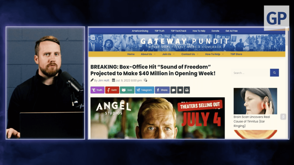 $40 Million OPENING! Sound of Freedom BREAKS Box Offices! | Elijah Schaffer's Top Picks (VIDEO) | The Gateway Pundit | by Elijah Shaffer