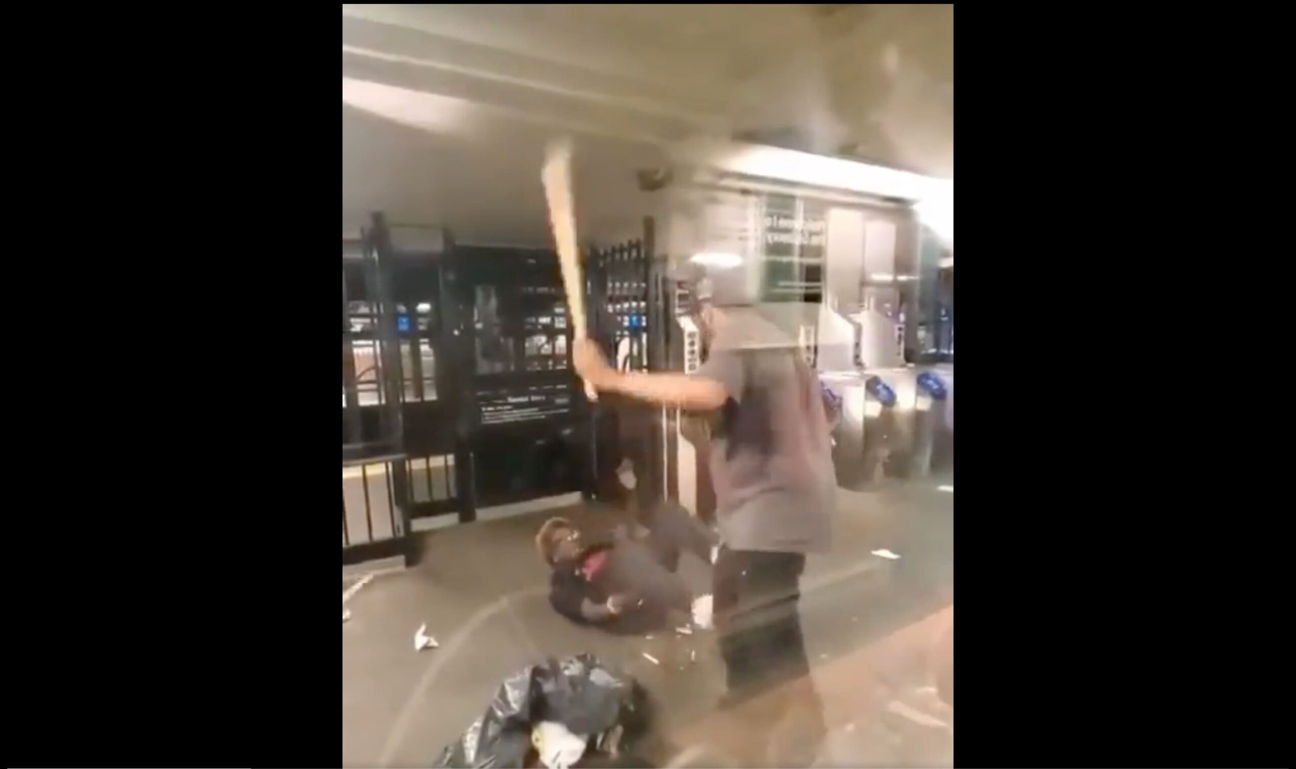 SHOCKING VIDEO: Thug Cruelly Pummels Helpless 60-Year-Old New York Woman wi...