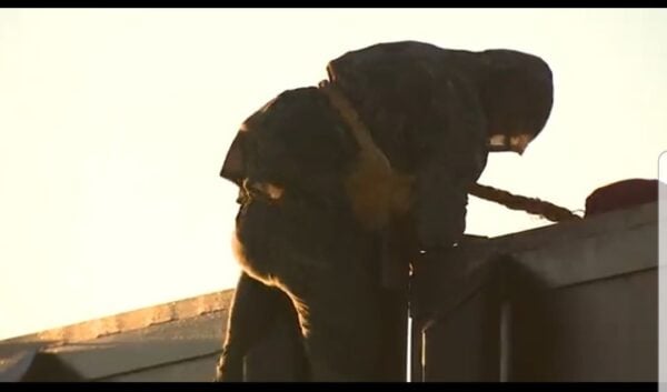 Illegal Aliens Dressed in Camouflage Scale Border Wall with Ropes as Smuggler Guides Them (VIDEO)