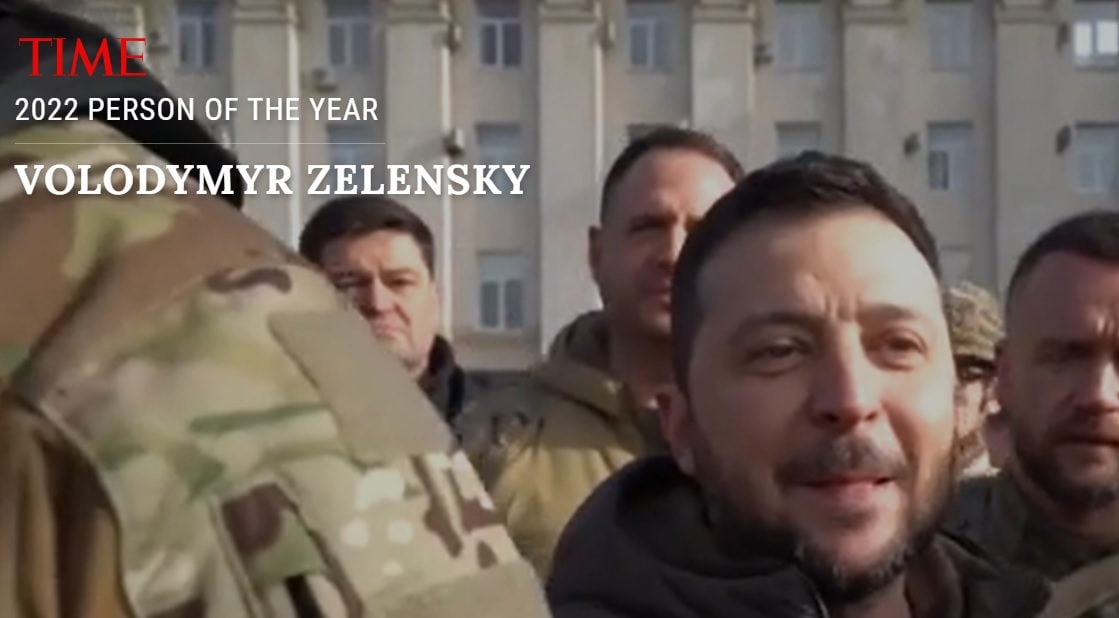 Ukraine President Zelensky Named Time Magazine Person of the Year